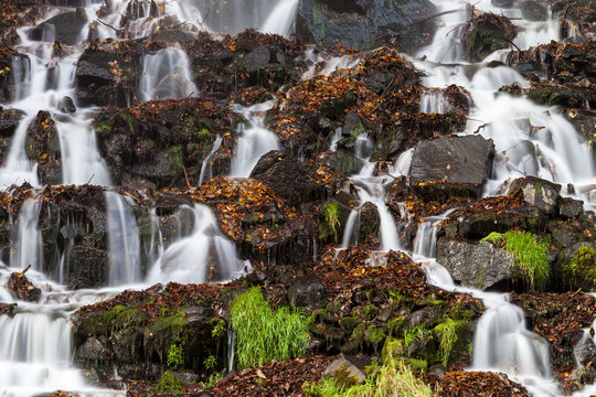 Gebirgsbach Wasser Wasserfall