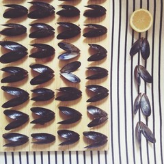 мидии & лимон