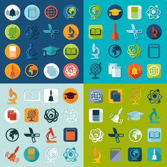 Set of education icons