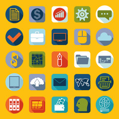 Set of business icons