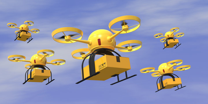 flying drones