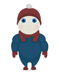Child in Winter Cloth