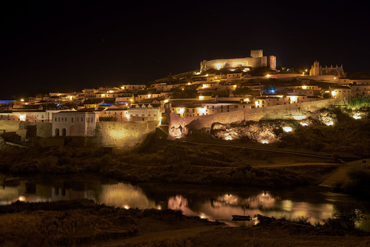 Mertola, Portugal by night