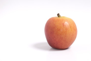 Red apple isolated on white background