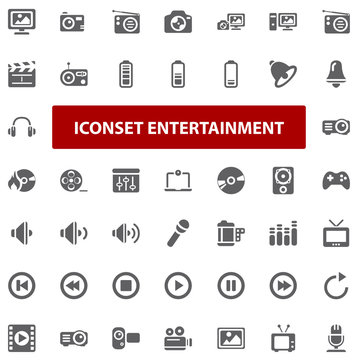 Top Iconset - Entertainment
