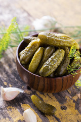 Marinated cucumbers