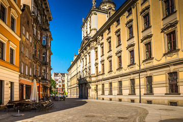 Obraz premium Wrocław - historyczne centrum Polski