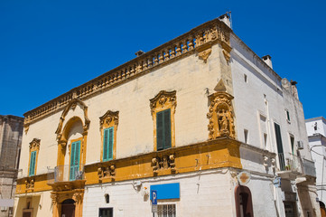 Fototapeta na wymiar Carrieri palace. Fasano. Puglia. Italy.