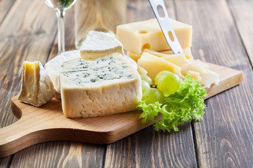 Assorted cheeses