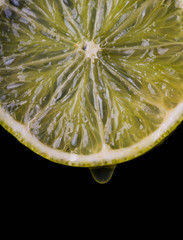 Lime with a drop