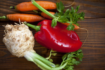 fresh organic vegetables