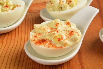 Deviled egg appetizer