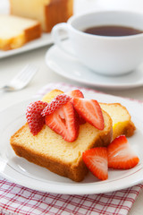 Strawberry Pound Cake