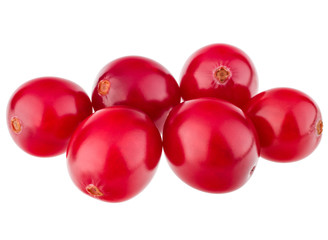 cranberry  isolated on white background cutout