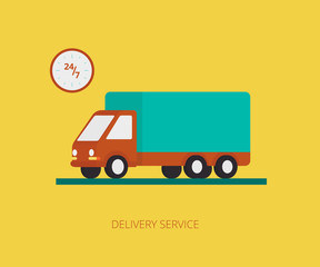 Delivery truck