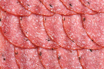 Sliced salami