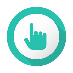 Flat Long Shadow Icon - Vector