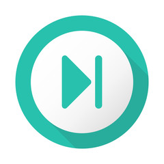 Flat Long Shadow Icon - Vector