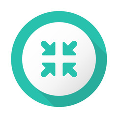 Flat Long Shadow Icon - Vector