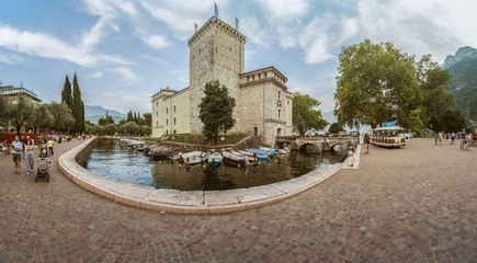 Hafen Riva del Garda Panorama