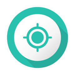 Flat Long Shadow Icon - Vector