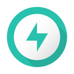 Flat Long Shadow Icon - Vector