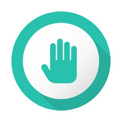 Flat Long Shadow Icon - Vector