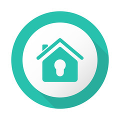 Flat Long Shadow Icon - Vector