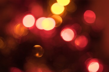 Fototapeta premium Abstract Christmas Bokeh Light Background