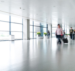 passenger in the shanghai pudong airport