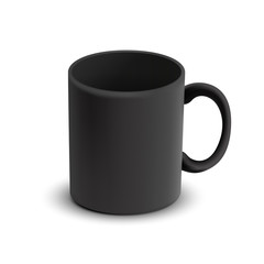 blank classic black mug