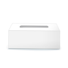 blank tissue box