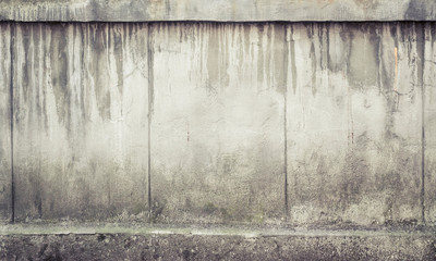 Old dark gray concrete wall, background photo texture