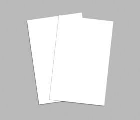 Blank white business card collection - 18