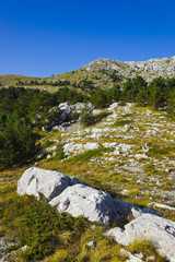 Mountains view at Biokovo, Croatia