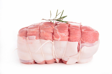raw veal meat