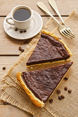 Chocolate tart