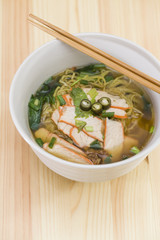 Thai noodle on a table