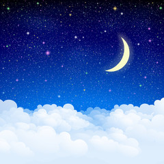 Obraz na płótnie Canvas Night sky
