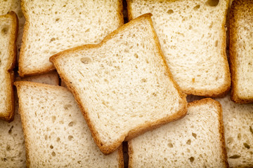 White bread slices