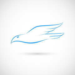 Bird Sign lines Design