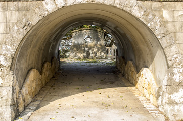 那覇市　がじゃんびら公園の遊歩道