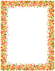 Confetti frame