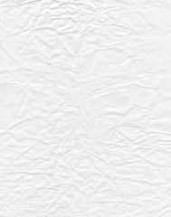 Rumpled white paper texture