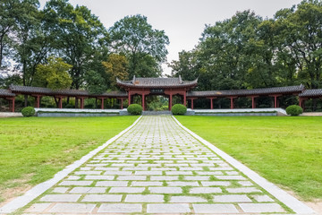 the garden long corridor