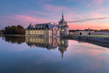 Château de Chantilly FRANCE - obrazy, fototapety, plakaty