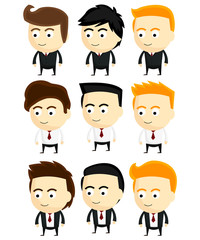 Business Man Vector Collection