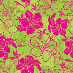  Vector seamless floral pattern with bright colorful flowers © Chakraborty