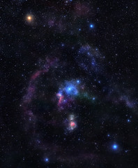 Shining stars of Orion