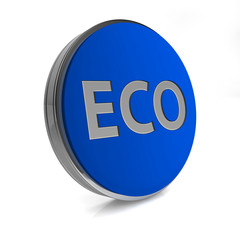 eco circular icon on white background